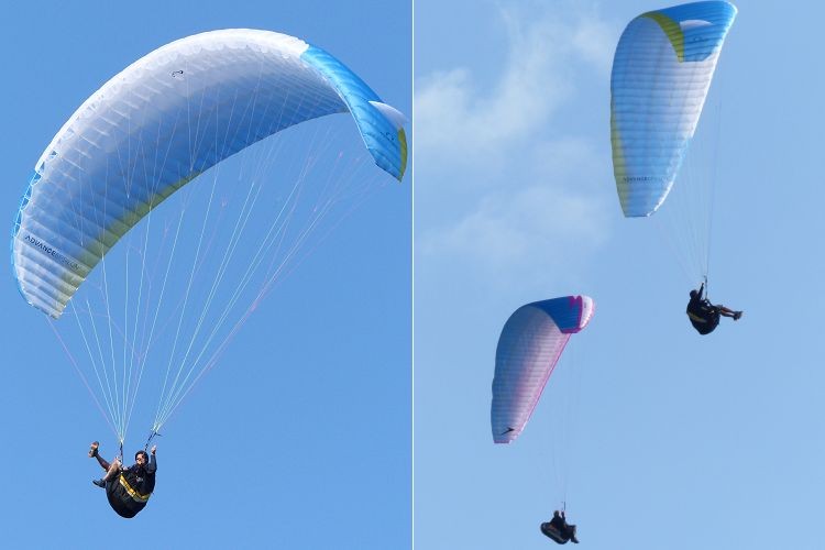 Parapente à Veix